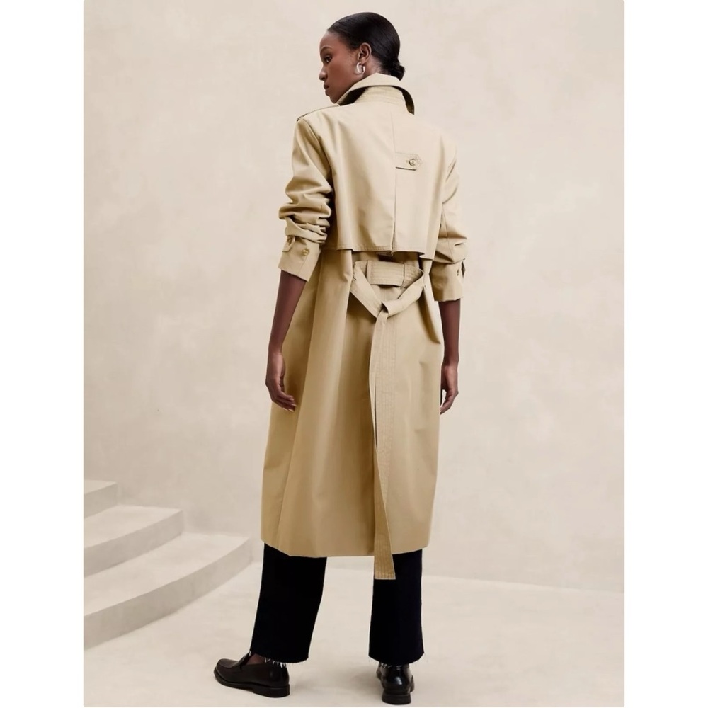Banana Republic Khaki Trench Coat